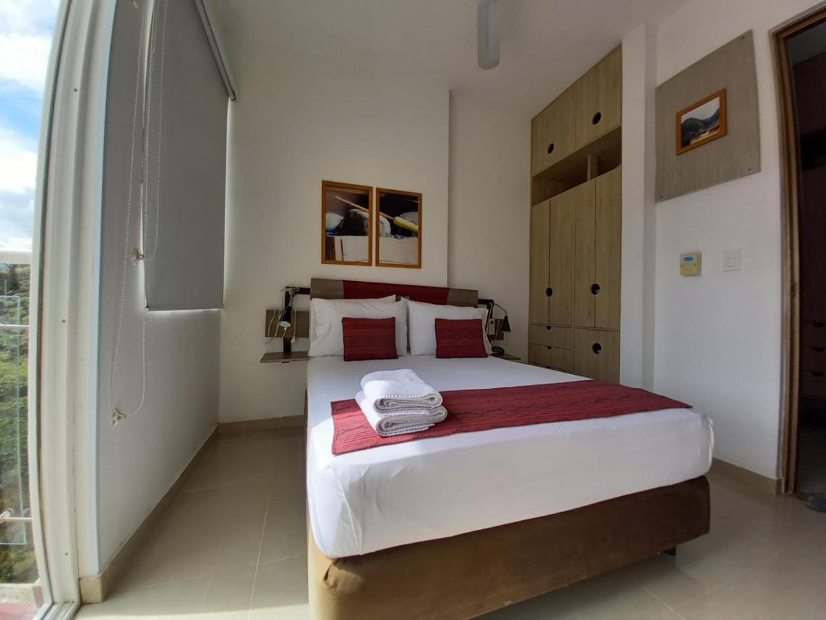 Terrazas Tayrona Travelers Apartamentos Y Suites ซันตามาร์ตา ภายนอก รูปภาพ