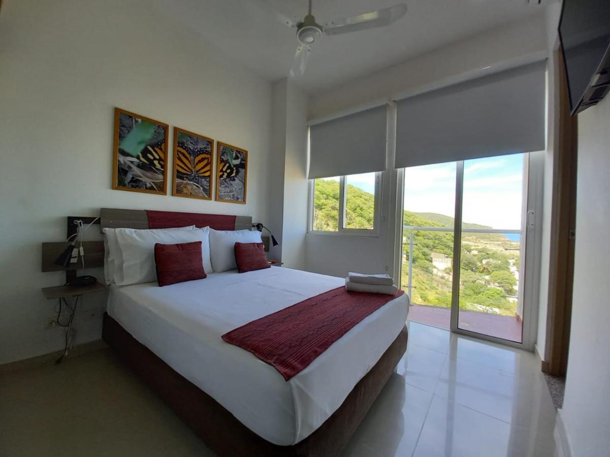 Terrazas Tayrona Travelers Apartamentos Y Suites ซันตามาร์ตา ภายนอก รูปภาพ