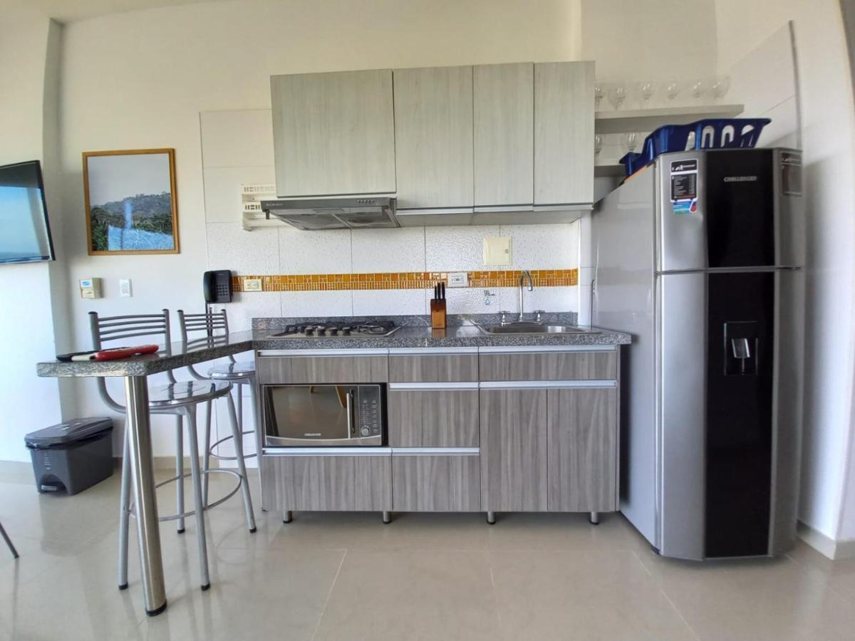 Terrazas Tayrona Travelers Apartamentos Y Suites ซันตามาร์ตา ภายนอก รูปภาพ