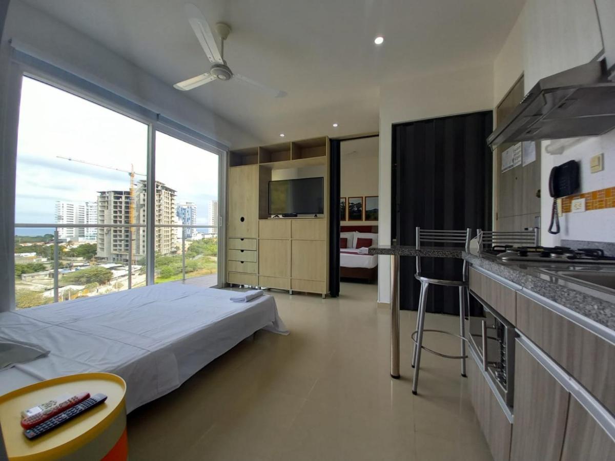 Terrazas Tayrona Travelers Apartamentos Y Suites ซันตามาร์ตา ภายนอก รูปภาพ