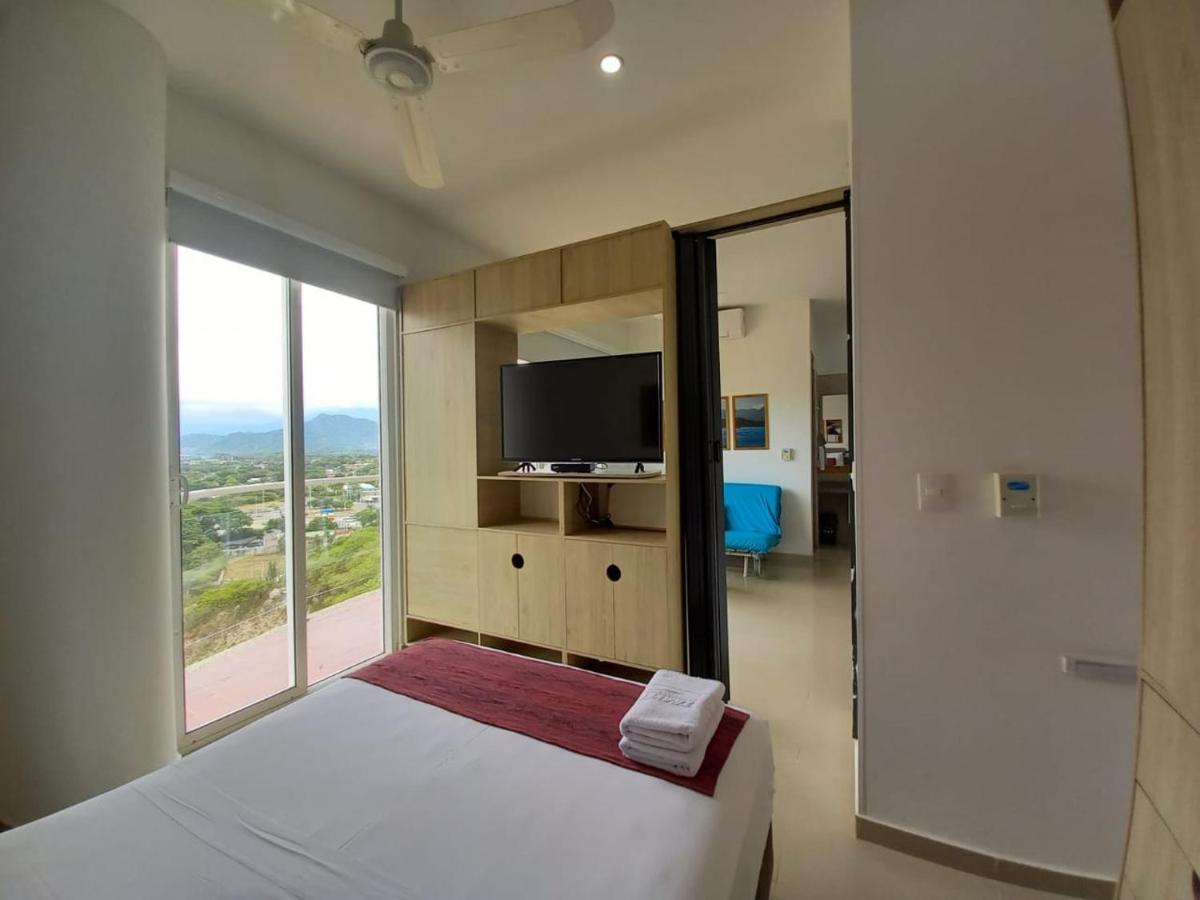 Terrazas Tayrona Travelers Apartamentos Y Suites ซันตามาร์ตา ภายนอก รูปภาพ