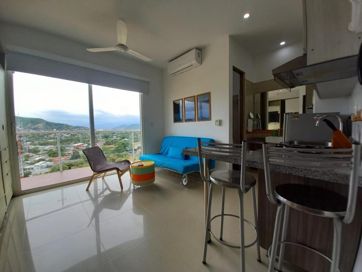 Terrazas Tayrona Travelers Apartamentos Y Suites ซันตามาร์ตา ภายนอก รูปภาพ