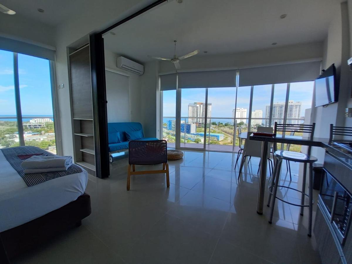 Terrazas Tayrona Travelers Apartamentos Y Suites ซันตามาร์ตา ภายนอก รูปภาพ