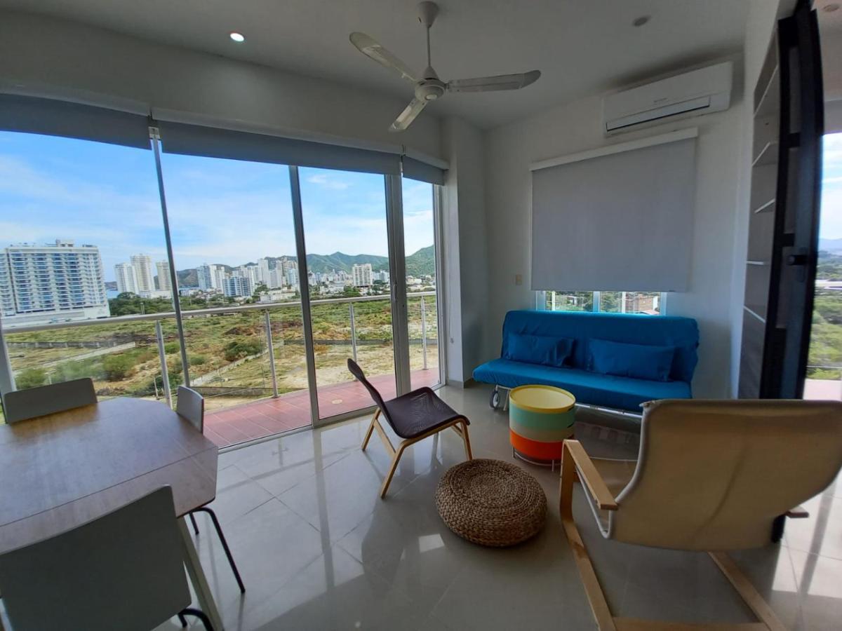 Terrazas Tayrona Travelers Apartamentos Y Suites ซันตามาร์ตา ภายนอก รูปภาพ