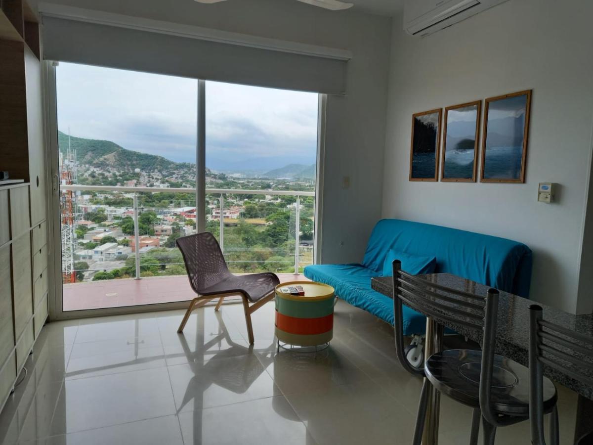 Terrazas Tayrona Travelers Apartamentos Y Suites ซันตามาร์ตา ภายนอก รูปภาพ