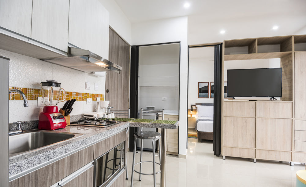Terrazas Tayrona Travelers Apartamentos Y Suites ซันตามาร์ตา ภายนอก รูปภาพ